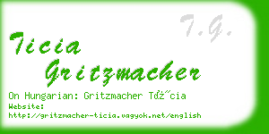 ticia gritzmacher business card